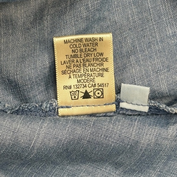 Cloth + Stone Sleeveless Halter Mini Chambray Dress Womens Size Small - Picture 5 of 8